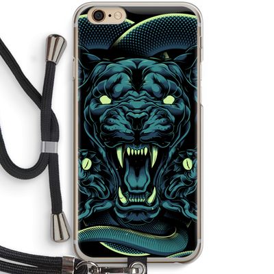 Cougar and Vipers: iPhone 6 / 6S Transparant Hoesje met koord