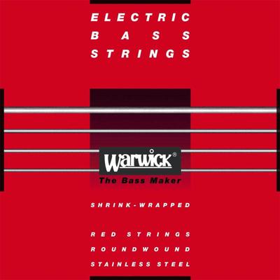 Warwick 42300ML 5B Bassnaren Red Label 5-Snarig Stainless Steel (40-130)