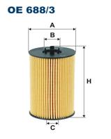 Oliefilter FILTRON, u.a. für Seat, Audi, VW, Skoda, MAN - thumbnail