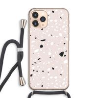Terrazzo N°20: iPhone 11 Pro Max Transparant Hoesje met koord