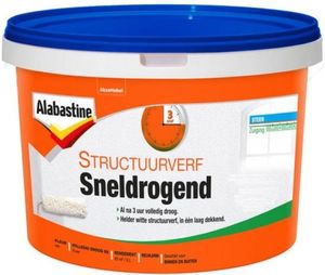 Alabastine Structuurverf Sneldrogend Extra Fijn - 5 liter