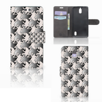 Huawei Y625 Telefoonhoesje met Pasjes Salamander Grey - thumbnail