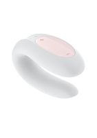 Double Joy Partner Vibrator - White