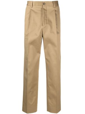 Dell'oglio pantalon de costume à coupe droite - Tons neutres