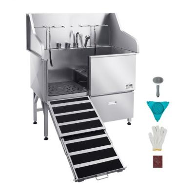 VEVOR Hondentrimmer Badkuip Hondenwasplaats met Linkerdeur 1275x795x1435mm