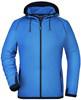 James & Nicholson JN570 Ladies´ Hooded Fleece - Aqua/Navy - XXL