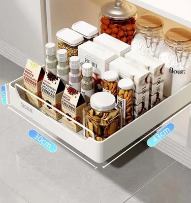 KlimPaws SlideRack - Uitschuifbare Keuken Organizer met Ladegeleider KlimPaws SlideRack - Uitschuifbare Keuken Organizer met Ladegeleider