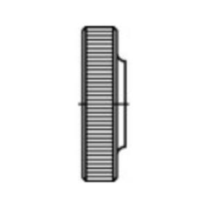 TOOLCRAFT TO-5447955 Kartelmoeren M10 DIN 467 Messing 10 stuk(s)