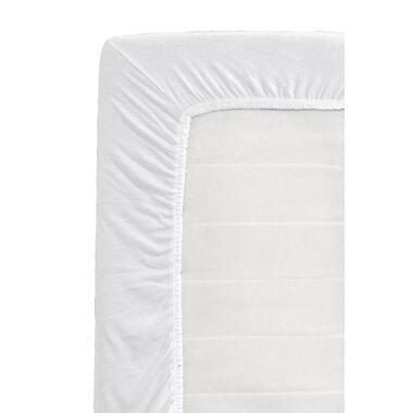 Hoeslaken Jersey - wit - 80x200 cm - Leen Bakker