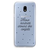 Confetti: Samsung Galaxy J3 (2017) Transparant Hoesje Confetti: Samsung Galaxy J3 (2017) Transparant Hoesje
