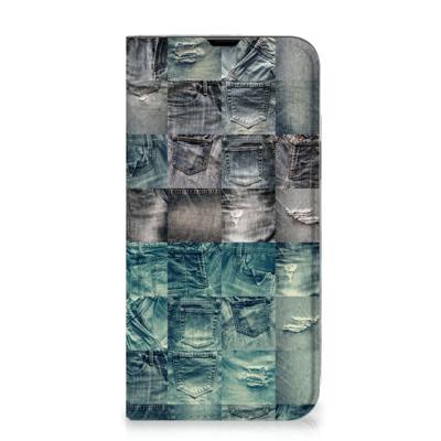 Hippe Standcase iPhone 13 Pro Max Spijkerbroeken Hippe Standcase iPhone 13 Pro Max Spijkerbroeken