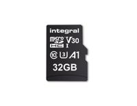 Integral INMSDH32G-100V30 32GB MICRO SD CARD MICROSDHC UHS-1 U3 CL10 V30 A1 UP TO 100MBS READ 30MBS WRITE MicroSD UHS-I - thumbnail