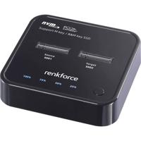 Renkforce RF-TPCD-300 1-voudig Harde schijf-kopieerstation M.2 PCIe NVMe, USB-C