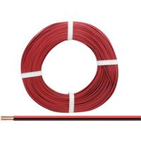 Donau Elektronik 225-010-25 Draad 2 x 0.25 mm² Rood/zwart 25 m - thumbnail