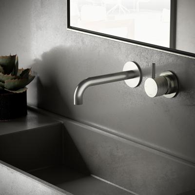 Afbouwdeel tbv Inbouw Wastafelkraan Hotbath Cobber X 18 cm Geborsteld Nikkel