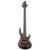 ESP LTD B-5 Ebony Charcoal Burst Satin 5-snarige elektrische basgitaar