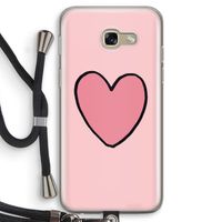 Hartje: Samsung Galaxy A5 (2017) Transparant Hoesje met koord