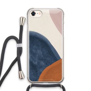 Geo #1: iPhone 8 Transparant Hoesje met koord