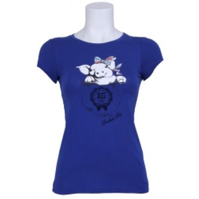 Shirt Pig - Amy Gee - Shirts en tops - Blauw