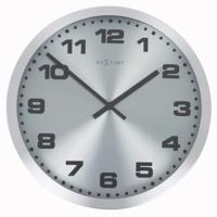 NeXtime klok 2906zw mercure, ø25 cm, wall, silver NeXtime klok 2906zw mercure, ø25 cm, wall, silver