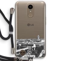 Marrakech Skyline : LG K10 (2017) Transparant Hoesje met koord