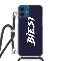 Biest: iPhone 12 Transparant Hoesje met koord
