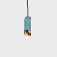 Anour Donya Onyx Cylinder Hanglamp - Gemixte kap - Geoxideerd koper