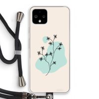 Love your petals: Pixel 4 Transparant Hoesje met koord Love your petals: Pixel 4 Transparant Hoesje met koord