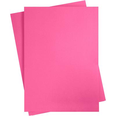 Creativ Company Gekleurd karton, a2, vel 420x594 mm, 180 gr, roze, 10 vel/ 1 doos
