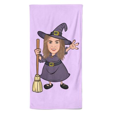 Cartoon Handdoek Witch - Pillow Buddies