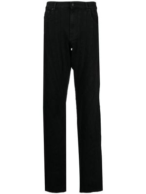 Mugler pantalon à coutures apparentes - Noir