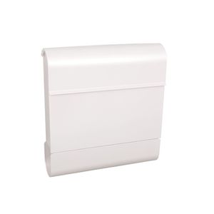 Basic wandbrievenbus met krantenvak Armilan - Wit
