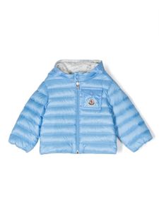 Moncler Enfant doudoune à capuche - Bleu