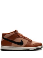 Nike Dunk Mid "Amber Brown" sneakers - Marron - thumbnail