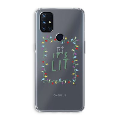 It's Lit: OnePlus Nord N10 5G Transparant Hoesje