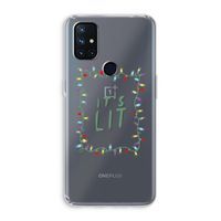 It's Lit: OnePlus Nord N10 5G Transparant Hoesje