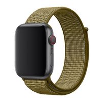 Apple origineel Nike Sport Loop Apple Watch 42mm / 44mm / 45mm / 49mm Olive Flak - MTMM2ZM/A - thumbnail
