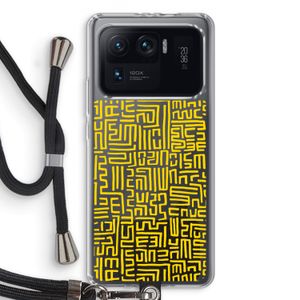Majorelle Blue Print: Xiaomi Mi 11 Ultra Transparant Hoesje met koord