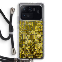 Majorelle Blue Print: Xiaomi Mi 11 Ultra Transparant Hoesje met koord
