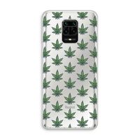 Weed: Xiaomi Redmi Note 10 Lite Transparant Hoesje