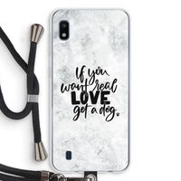 Partner in crime: Samsung Galaxy A10 Transparant Hoesje met koord