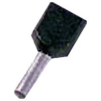 Intercable 180762 Dubbele adereindhulzen Deels geïsoleerd Zwart 1 stuk(s)