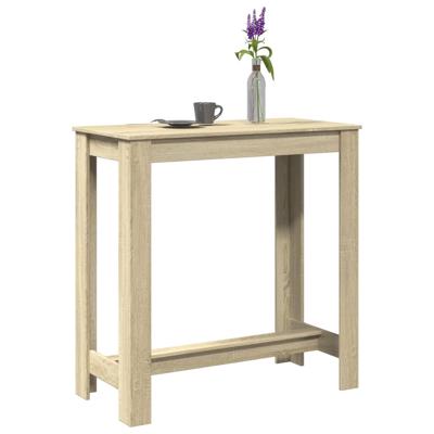 Bartafel 102x50x103,5 cm bewerkt hout sonoma eikenkleurig