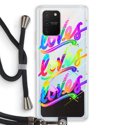 Loves: Samsung Galaxy S10 Lite Transparant Hoesje met koord