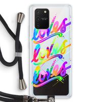 Loves: Samsung Galaxy S10 Lite Transparant Hoesje met koord