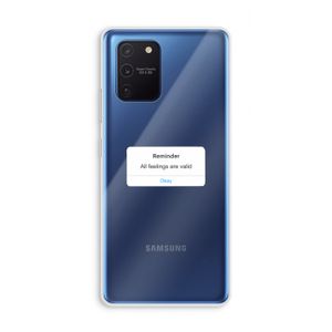 Reminder: Samsung Galaxy Note 10 Lite Transparant Hoesje