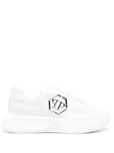 Philipp Plein baskets Godzilla Runner Hexagon - Blanc