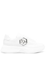 Philipp Plein baskets Godzilla Runner Hexagon - Blanc - thumbnail