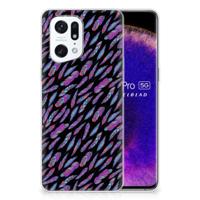 OPPO Find X5 Pro | TPU bumper | Feathers Color