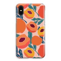 Perzik: iPhone XS Max Volledig Geprint Hoesje